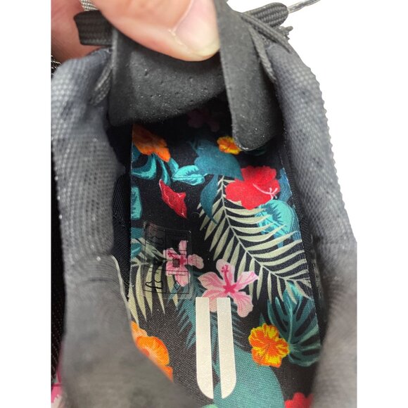 NOBULL Womans Black Floral Canvas Low Sneakers Sz 10.5 SKU 9587 - Picture 6 of 15